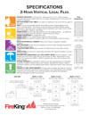 FireKing 2 Hour Vertical Legal File Cabinet Specifications