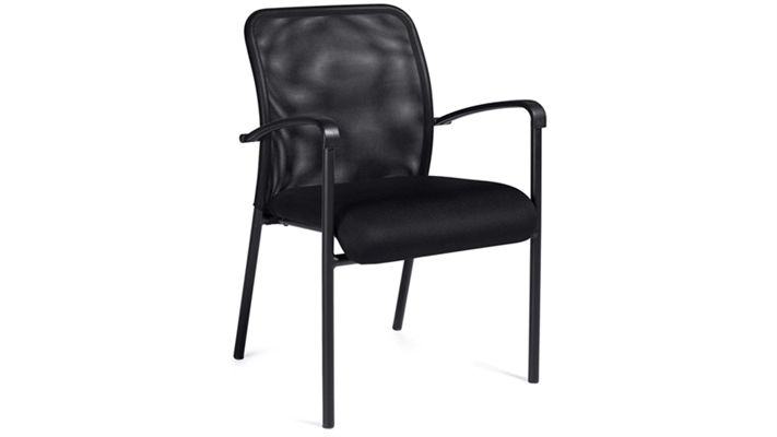 Black Mesh Guest Chair