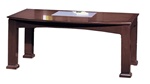 Cherryman Emerald 72" Bow Front Table Desk - 401N