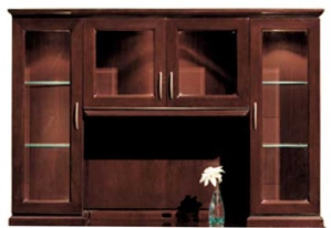 Cherryman Emerald 72" Glass Door Hutch - 550