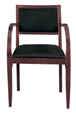 Cherryman Emerald Guest Chair - Upholstered Back - 24